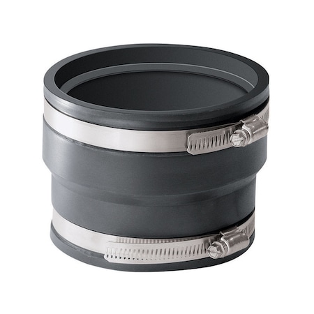 Fernco Fernco Schedule 40 4 in. Hub X 4 in. D Hub PVC Flexible Coupling 1 pk P1070-44